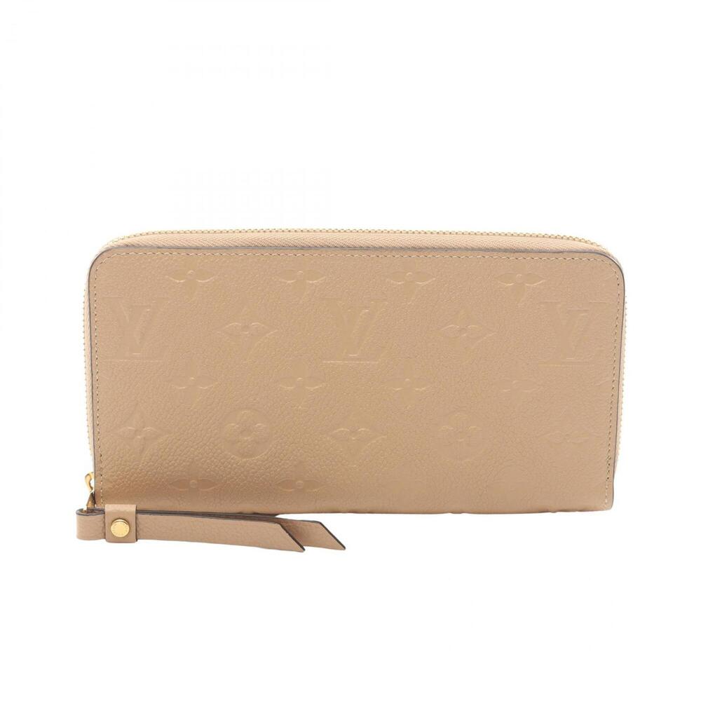 Louis Vuitton Beige Monogram Zip Wallet